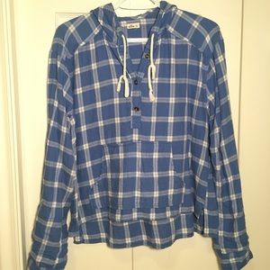 Blue Hollister hoodie